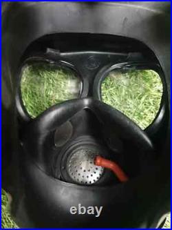 Italian M90 NBC Respirator Gas Mask GASMASK Filter Haversack Drinking Straw Cap