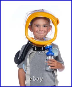 Kids Gas Mask with PAPR, CM-3M CBRN Escape Respirator- Full Protection