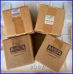 LOT 4 MSA CBRN Gas Mask Air Filter All (4) Exp. 2022 10046570 NATO 40mm Canister