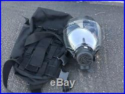 LOT OF 10 MSA Millennium CBRN Gas Mask S/M/L Military Bag And ESP II Amplifier