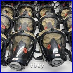 LOT OF 21 Honeywell Titan SCBA Full Face Firefighter Respirator Gas Masks Size M