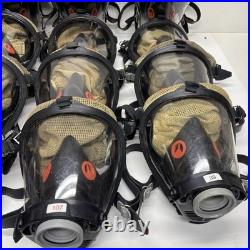 LOT OF 21 Honeywell Titan SCBA Full Face Firefighter Respirator Gas Masks Size M
