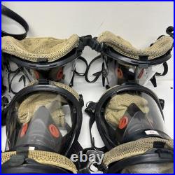 LOT OF 21 Honeywell Titan SCBA Full Face Firefighter Respirator Gas Masks Size M