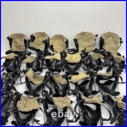 LOT OF 21 Honeywell Titan SCBA Full Face Firefighter Respirator Gas Masks Size M