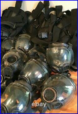 LOT of 10 MSA Millennium CBRN Full Face Respirator Gas Mask Complete Kits READ