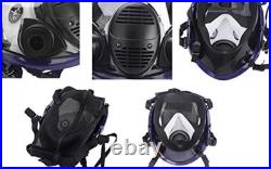 Lightweight Full Face Respirator with Anti-Fog & Adjustable Strap 17-in-1