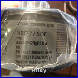 Lot/3 Sealed Mira Safety Gas Mask Filter Part# NBC-77 SOF