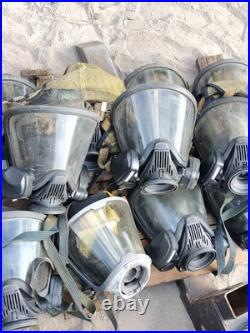 Lot of 17 x MSA Gas Full Face Mask Faceshield Full Respirator Need TLC