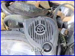 Lot of 17 x MSA Gas Full Face Mask Faceshield Full Respirator Need TLC