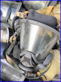 Lot of 17 x MSA Gas Full Face Mask Faceshield Full Respirator Need TLC