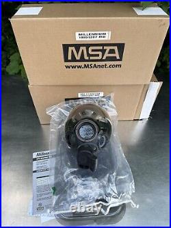 Lot of 2 New MSA Millennium CBRN APR Respirator Gas Mask Size Medium 10051287 MD