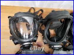 Lot of (5) Five 3M 7800 Full Silicone Respirators Gas Mask Prepper Gear