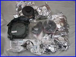 Lot of 5 MSA Full Face Respirator Gas Masks with Filter Canisters & More! NOS LOT