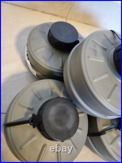 Lot of 5 NATO 40MM Gas Mask Filters Fits M15, SGE, GP-5, & NBC Masks