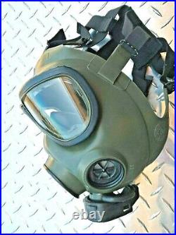 M40 Mil-Spec Gas Mask Surplus Fully Functional w 2 x Scott CBRN Filters SZ MED