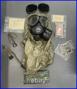 M40 SERIES PROTECTIVE Gas Mask with Mil-Spec NBC Filter M40 Size MEDIUM
