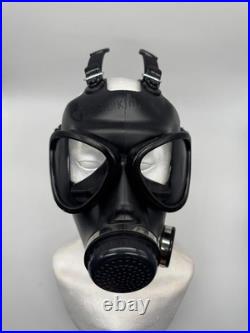 M87 Full Face Gas Mask Heavy Rubber Respirator 40mm RD40 Port Wide View Lens UK