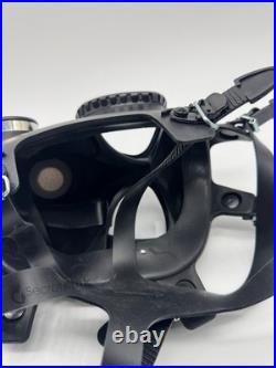 M87 Full Face Gas Mask Heavy Rubber Respirator 40mm RD40 Port Wide View Lens UK