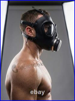 M87 Full Face Gas Mask Heavy Rubber Respirator 40mm RD40 Port Wide View Lens UK