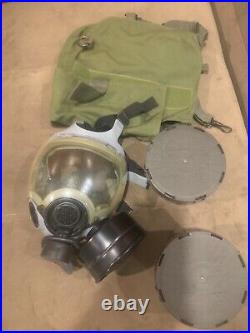 MCU-2 USGI Navy Seal respirator gasmask 2 sealed filters pouch more Medium