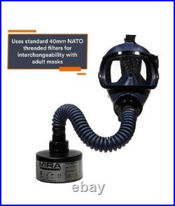 MIRA MD-1 Children's Gas Mask Full-Face Protective Respirator CBRN MEDIUM
