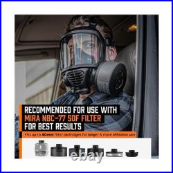 MIRA SAFETY M Certified CBRN Full Face Gas Mask Reusable Respirator Professio