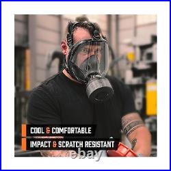 MIRA SAFETY M Certified Full Face Gas Mask Respirator 1 Year Full Manufactu