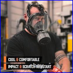 MIRA SAFETY M Certified Full Face Gas Mask Respirator 1 Year Full Manufactu
