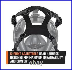 MIRA SAFETY M Certified Full Face Gas Mask Respirator 1 Year Full Manufactu