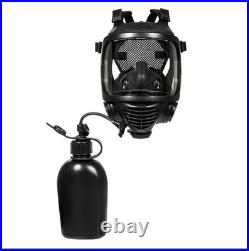 MIRA SAFETY TACTICAL GAS MASK CM-6M FULL FACE RESPIRATOR with CANTEEN NEW OPEN BOX