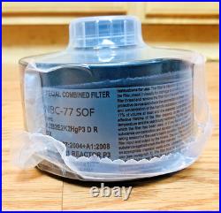 MIRA SAFETY Tactical Gas Mask CM-6M Full Face Respirator & NBC77-SOF Filters (4)