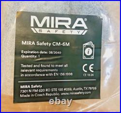 MIRA SAFETY Tactical Gas Mask CM-6M Full Face Respirator & NBC77-SOF Filters (4)