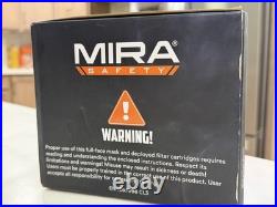MIRA SAFETY Tactical Gas Mask CM-6M Full Face Respirator with Canteen NEW