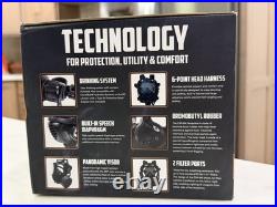 MIRA SAFETY Tactical Gas Mask CM-6M Full Face Respirator with Canteen NEW