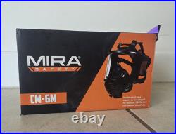 MIRA Safety CM-6M Full Face Respirator Gas Mask, Universal Size