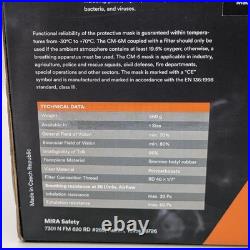 MIRA Safety CM-6M Tactical Gas Mask CBRN Defence with Drinking System New