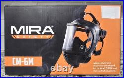 MIRA Safety CM-6M Tactical Gas Mask CBRN Defense, Drinking System, Open Back