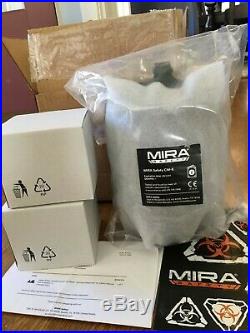 MIRA Safety CM-6M Tactical Gas Mask Full-Face Respirator + 2 Filters