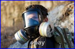 MIRA Safety CM-6M Tactical Gas Mask Full-Face Respirator for CBRN Defense