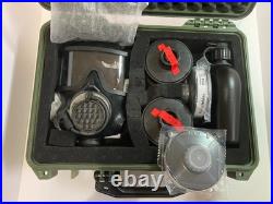 MIRA Safety CM-8M Full-Face CBRN Gas Mask+Case IP67 +320 and P3 R Filters NEW