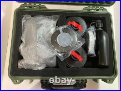 MIRA Safety CM-8M Full-Face CBRN Gas Mask+Case IP67 +320 and P3 R Filters NEW