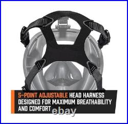 MIRA Safety CM-I01 Full-Face Industrial-Grade Gas Mask with 40mm NATO Filter
