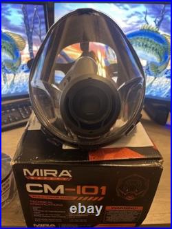 MIRA Safety CM-I01 Gas Mask & CBRN Filter Military Grade NEW Black