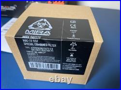 MIRA Safety Tactical Gas Mask with Drinking System And 2 Filters Black (CM8M)