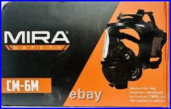MIRA Safety Tactical Gas Mask with Drinking System Black (CM6M) R10