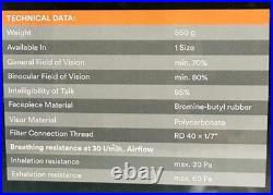 MIRA Safety Tactical Gas Mask with Drinking System Black (CM6M) R10