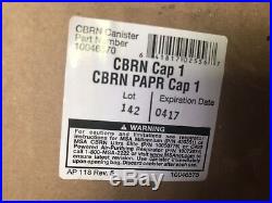 MSA 10046570 CBRN Cap1 Millennium Gas Mask Filters 20 filter case Exp 04/17 NIB