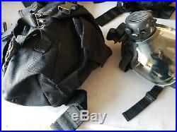 MSA 40mm withvoice amp & BAG Millennium CBRN Gas Mask Respirator MEDIUM 10051287