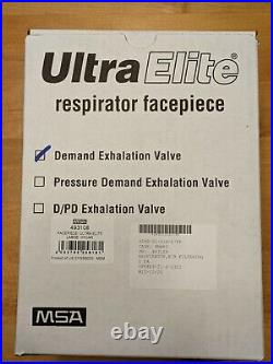 MSA 493108 Ultra Elite Riot Control Gas Mask respirator APR PAPR LARGE NEW