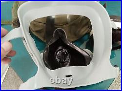 MSA 5479 Gas Mask Size Large, Drinking Port, Clear Lens Military Bag & Filter